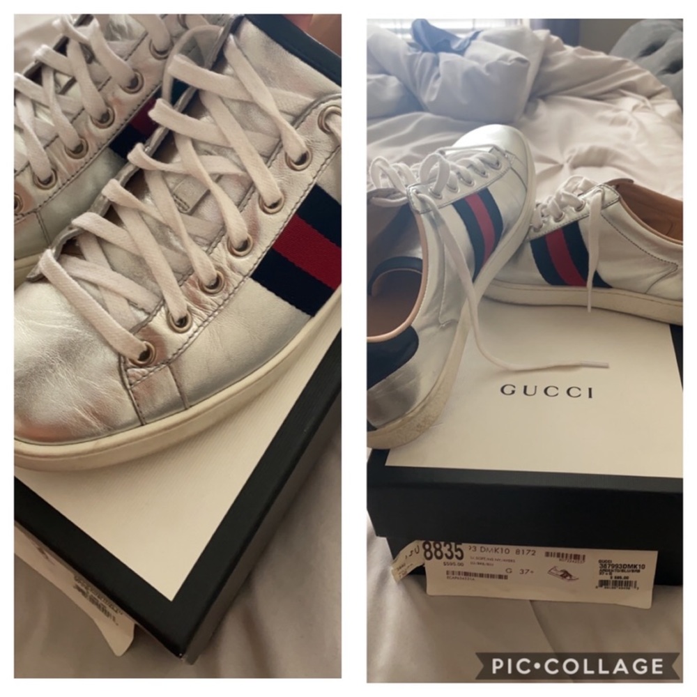 Gucci sneakers worn a few times... little cleaning
